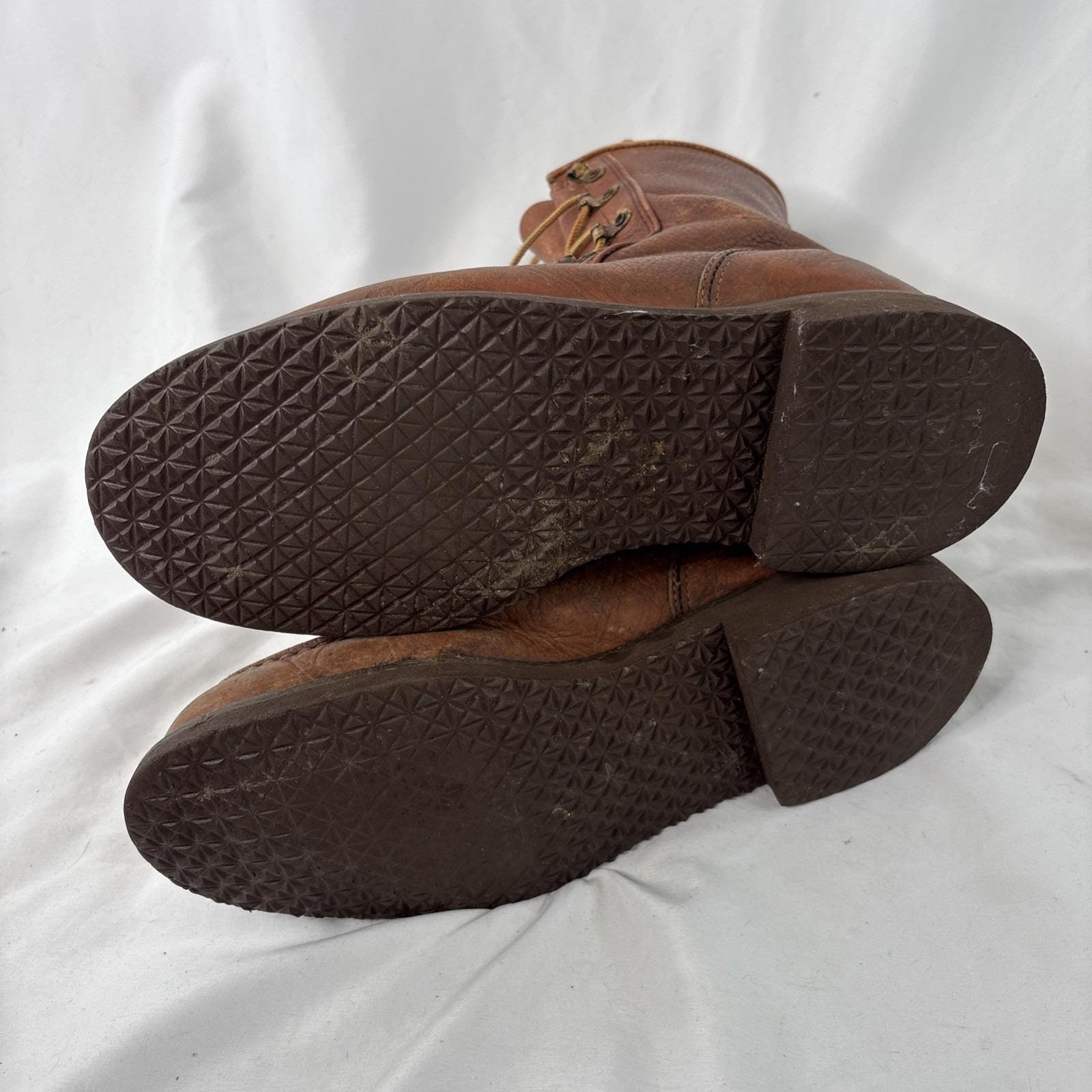 Vintage Montgomery Ward Powerhouse Mens 10E Leather Work  display picture 2