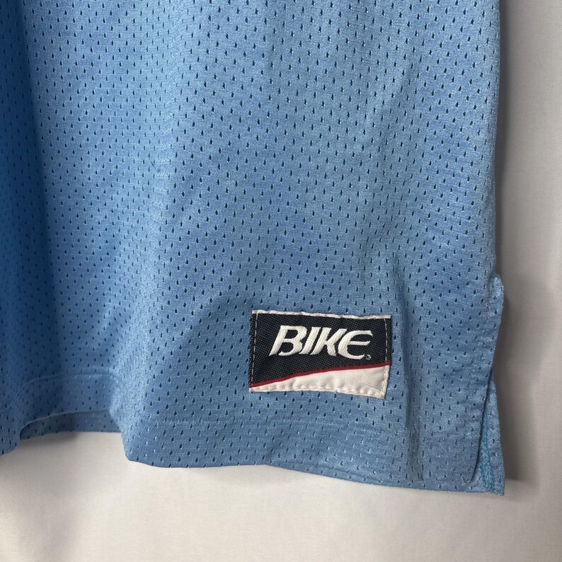 Vtg BIKE UNC Tar Heels Football Jersey #97 90s Mesh NCAA North Carolina Blue Os image 2