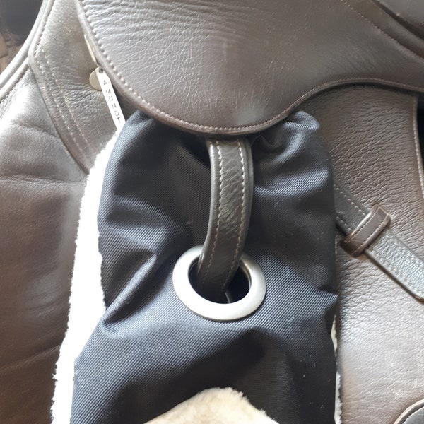 Stirrup Iron Covers, Cordura and Faux Sheepskin Fleece with Grommets