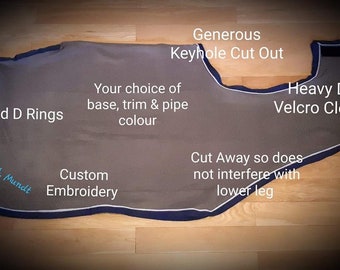 Custom Polar Fleece Quarter Sheet, Keyhole Style, Choose your size and colours