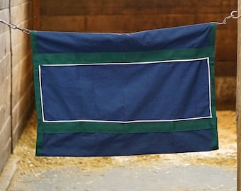 Custom Horse Stall Guard - Twill Fabric, Choose your finishes, by Sew Custom Deigns