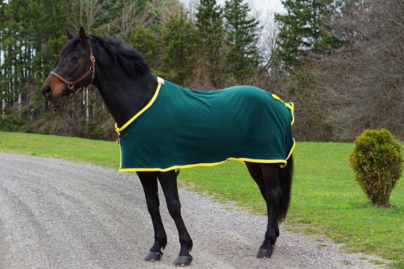 Premium Wool Show Cooler Wool Horse Blanket Horse Apparel Etsy