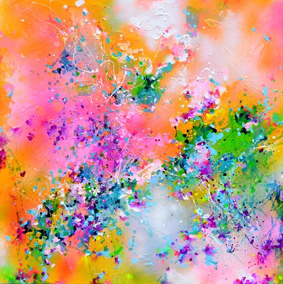 Anna K 抽象画 カラフル Anna K 抽象画 カラフル