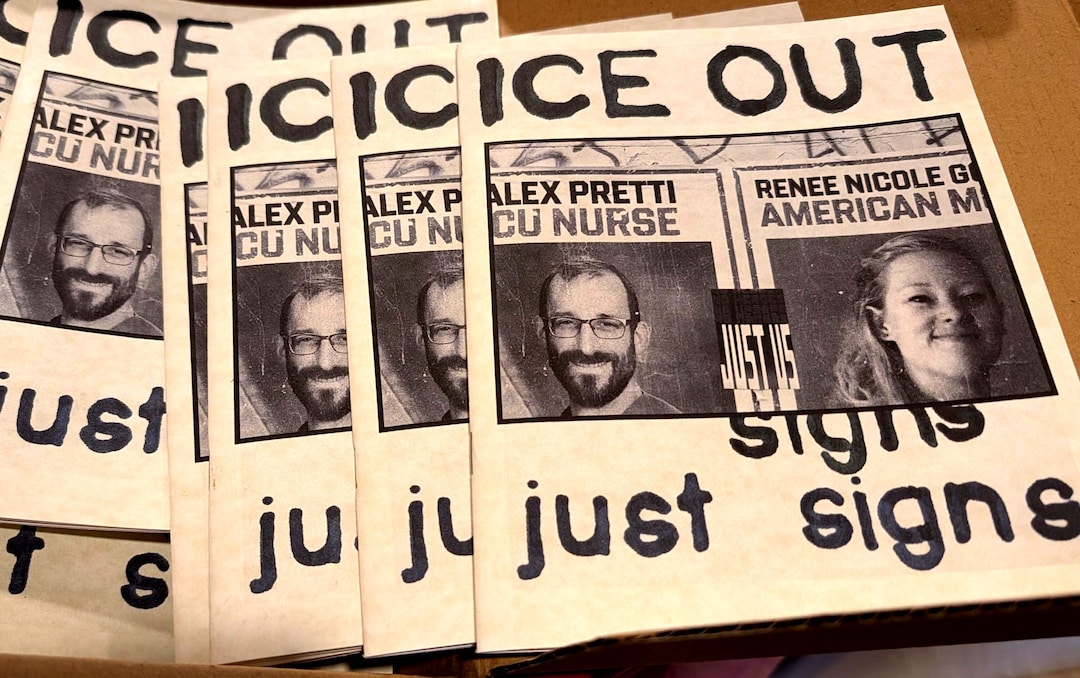 ICE OUT ~ Just Signs . A Photozine by George Slade - Etsy