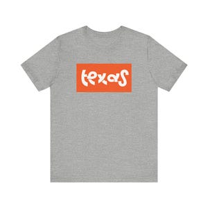 Retro Texas Burnt Orange T-Shirt | Vintage Groovy Font Tee Inspired by Austin UT Spirit Wear