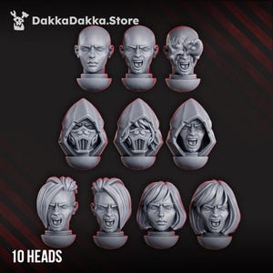 Unholy Space Coven Basisköpfe Set x10 - DakkaDakka