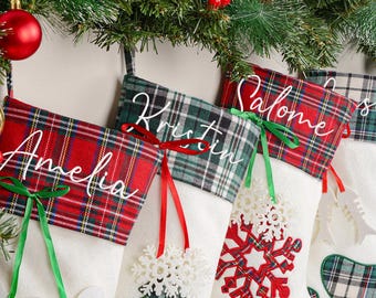 Embroidered Paw Christmas Stocking: Custom Pet Xmas Gift