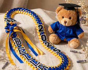 Collar de graduación personalizado, cinta de la promoción de 2026, regalo de graduación de satén