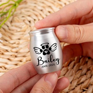 Miniurna de cremación personalizada con forma de árbol de la vida: Memorial de acero inoxidable