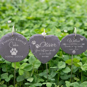 Personalized Pet Memorial Stone for home & garden, dog memorial, cat memorial, pet remembrance gift, in memory of gift,pet grave marker