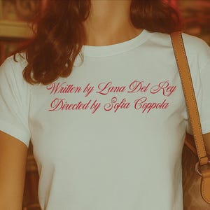 Lana Del R. Inspired Women's Baby Tee, Trendy Crop Top, Music Lover Gift, Festival Wear, Gifts for Her, Y2K, Music Lovers, Alternative