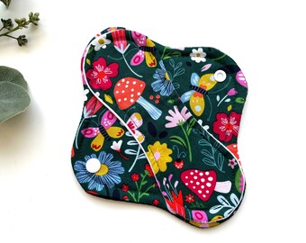 Cotton Cloth Panty Liner 8" Reusable Cloth Panty Liner, Washable Cloth Panty Liner