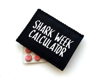 Adult Humor Black Birth Control Pill Case, Birth Control Pill Sleeve, Birth Control Pill Holder, Funny Pill Case