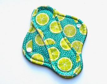 Limes  Panty Liner, Cloth Panty Liner 8", Reusable Cloth Panty Liner, Washable Panty Liners