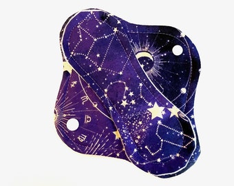 Celestial Panty Liner, Cloth Panty Liner 8" Reusable Cloth Panty Liner, Washable Cloth Panty Liner