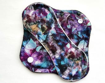 8" Reusable Panty Liner, Reusable Cloth Pad, Washable Panty Liner, Reusable Sanitary Pad, Cloth Panty LIner