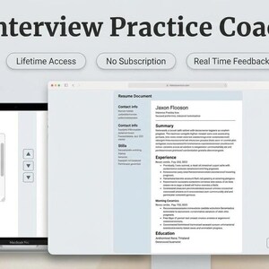 Oefencoach voor sollicitatiegesprekken, 63 vragen, feedback volgens de STAR-methode (digitale download)