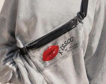 Harry Styles Kiss All The Time Disco Design transparant heuptasje