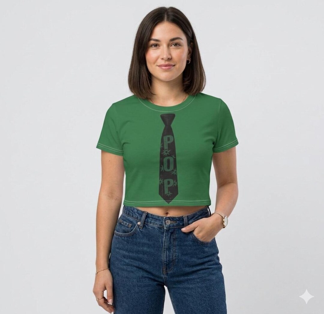 KATTDO POP Crop Tee | Harry Styles Inspired Concert Outfit, Disco