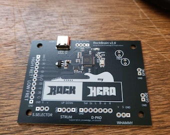 RockBand Guitar RP2040 Mod Board: Santroller PC/Xbox/PS3