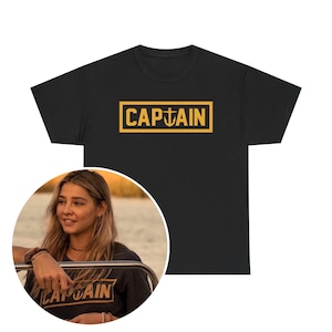 Outerbanks Sarah Cameron Captain Cotton T-shirt - Graphic Tee, TV Show Merch, Trendy Shirt, Gift for Fans OBX John B Halloween