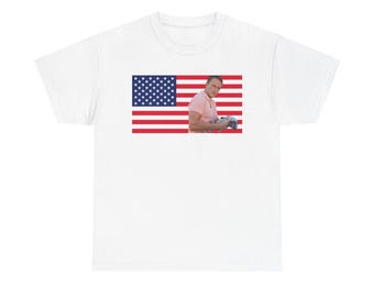 Drew Starkey Flag uniseks katoenen T-shirt - Mode, casual zomerkleding, buitenste banken, kerstcadeau