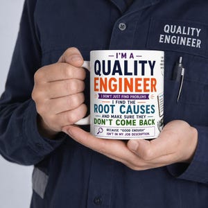 Quality Engineer Mug, QA Engineer Gift, Quality Assurance Mug, QA Tester Gift, Software Tester Mug, Engineer Coffee Mug 11 oz,Six Sigma Gift