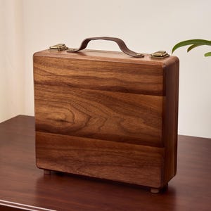 Custom Wooden Watch Box for Men, Portable Engraved Watch Storage Box, Anniversary gift for husband, Large Watch Display Case, gifts for him