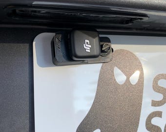 DJI MIC MINI Holder for car/license plate. Car accessories
