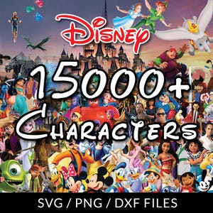 Magical Character PNG Clipart Bundle Pack | Digital Download | Instant PNG for Shirts, Cake Toppers, Birthday Decor & Crafts