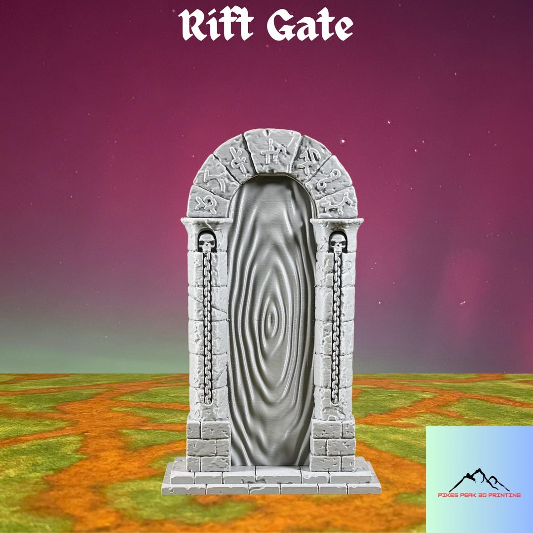 Rift Gate Arcane Portal for RPG Terrain & High Fantasy Tabletop Scenery ...