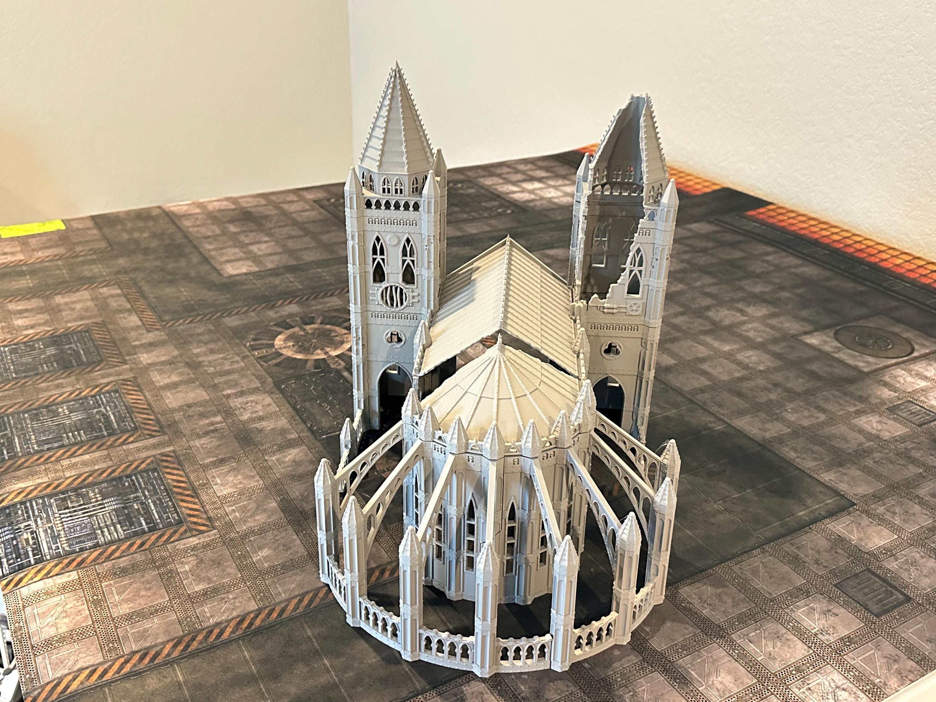 LM3D Set De 3 Ruinas Góticas Para Wargames 28-32mm, Escenografía Imprimible En 3D Para Juegos De Mesa