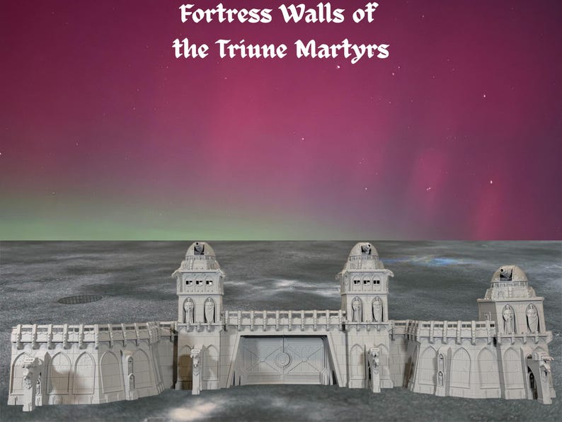 28mm Sci-fi Grimdark Fortress City Walls - Etsy