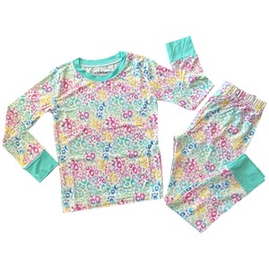 ColorPop Leopard Bamboo Pajamas: Soft, Stretchy Kids PJs image 4