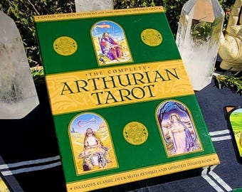 Rare Arthurian Tarot Deck | Complete Collector's Edition w/ Coursebook