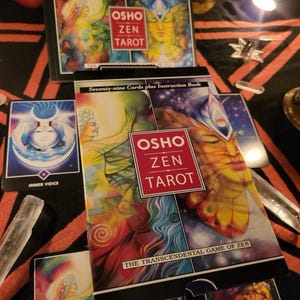 Osho Zen Tarot Deck and Book Set Mint New Cleansed & Blessed