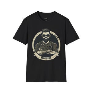 Medical Professional Built to Care Unisex Softstyle T-Shirt, Healthcare Worker Tee, Nurse Doctor Appreciation Gift, Hospital Staff Shirt,