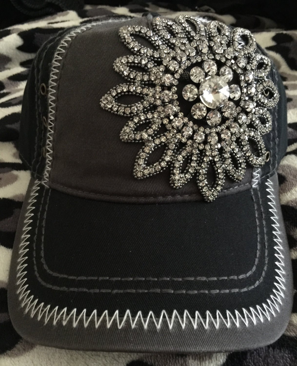 Womens baseball hattrucker capstwo tone baseball Etsy