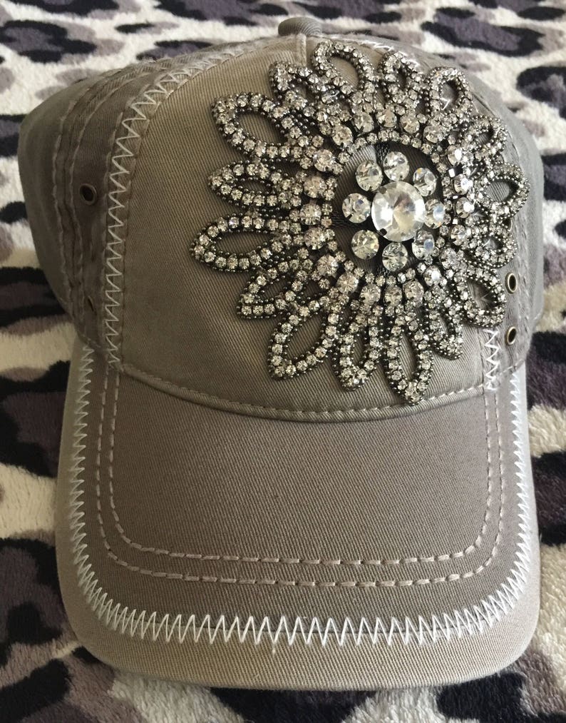 women's caps with bling