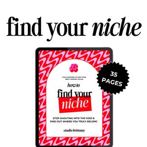 Cuaderno de actividades para encontrar tu nicho de marca personal y guía de planificación de estrategia de marca personal
