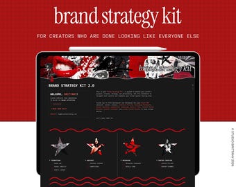 Brand Strategy Kit Notion Template: Branding + Identity Workbook for Creators & Entrepreneurs
