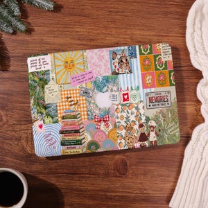 Vintage Patch Cute Matte Hard Plastic Case For MacBook Pro 16/15/14/13 2025 2026,MacBook Neo,M5/M4,Macbook Air 13/15,Ret 15/13,Gifts