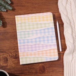 Rainbow Grid iPad Case For iPad 7/8/10th, iPad Pro 11" 13" 12.9" Cover, iPad Air 7, iPad Pro 2022 2024 iPad Mini 5,Personalized Cover Gift