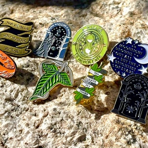 Ultimate Fantasy Adventure Inspired Pin Collection | Brooch Pin Set | Choose Single Pins or Bundle of 8 | Gift Bag