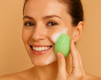 Bundle of Bliss: 6 Natural Konjac Facial Sponges for Fresh, Clear Complexion