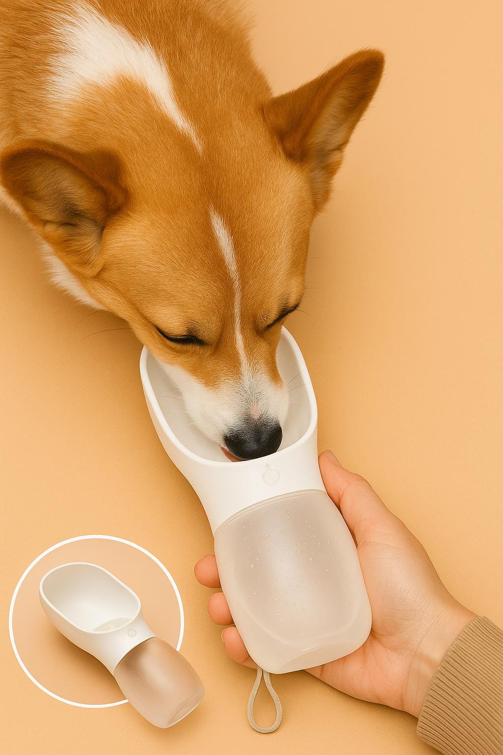 Dog Bowl With Water Reservoir Dog Bowl Dirty Water Stock Photo