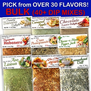 Bulk Dip Mixes, You Pick Flavors, Thank You gifts, Party Favors, Appreciation, coworkers, employee gift, events, celebrations, seasoning mix