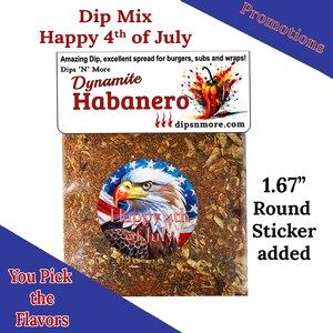 Father&#39;s Day Gifts, Dip Mixes, You pick Flavors, bulk father&#39;s day gifts, Care package, friends, employees, Coworker, promotional products