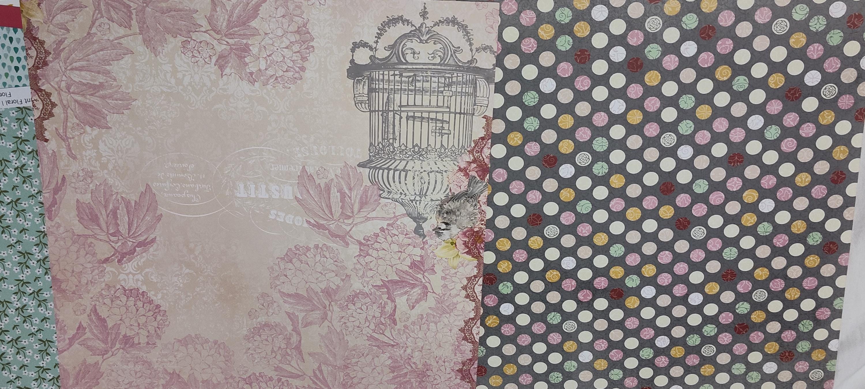 70 12x12 double sided scrapbook paper no duplicates