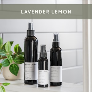 Lavender Lemon Room Spray: Fresh Home & Office Scent